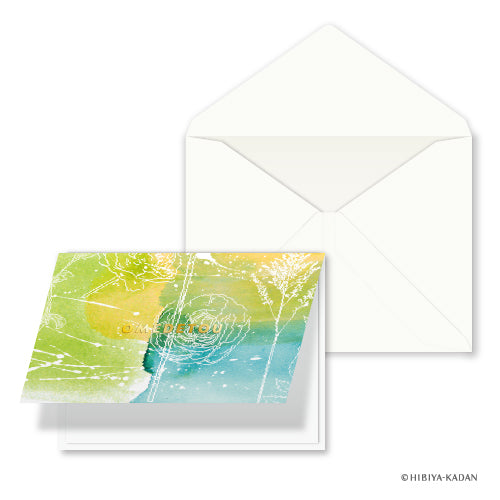 Daigo Greeting Card Hibiya Hanada Greeting Card Ranunculus 1