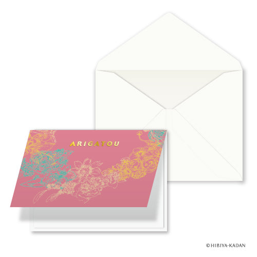 Daigo Greeting Card Hibiya Hanada Greeting Card Flower Wreath