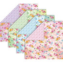 Toyo Flower Pattern Simple Polka Dots Chiyo Origami Paper with Instructions