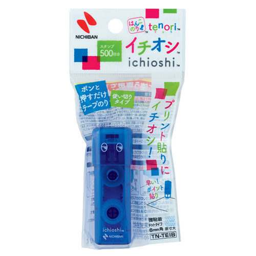 Glue Tape (Stamp/Strong Adhesive/2.3x2.3x6.5cm/Nichiban/Tenori Ichioshi/SMCol(s): Blue)