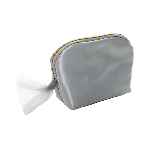 Seashell-Shaped Travel Zipper Pouch with Tulle