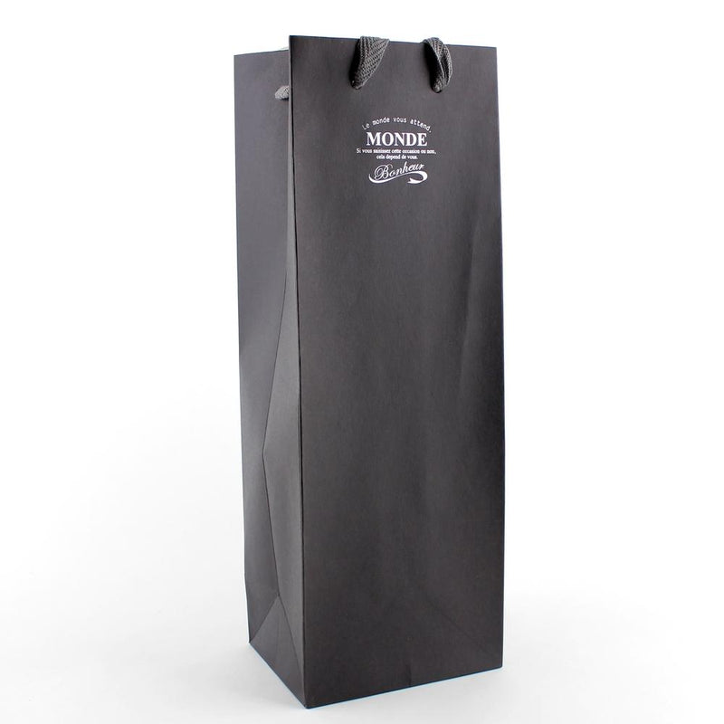 Gift Bag (Paper/Wine/BN*GY/40x14x11cm)