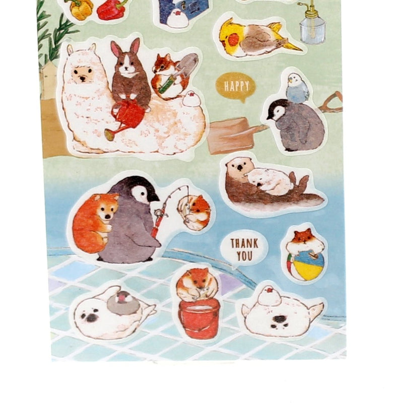 Animals Masking Washi Sticker