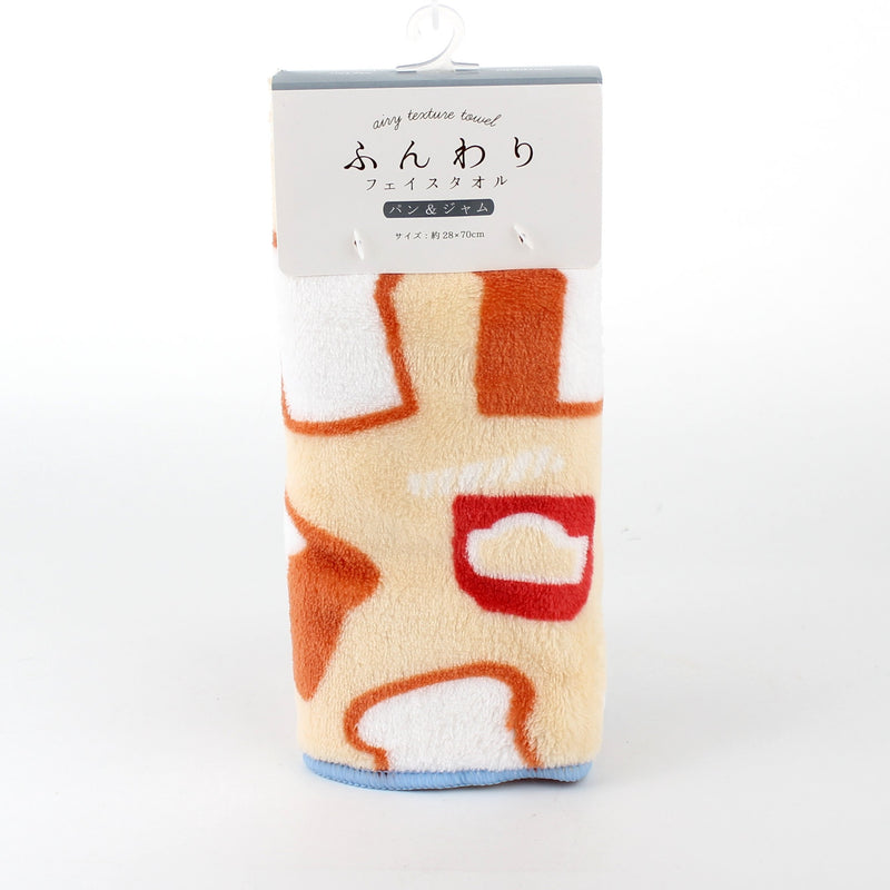 Face Towel (Microfibre/Fluffy/Bread/Jam/70x28cm)