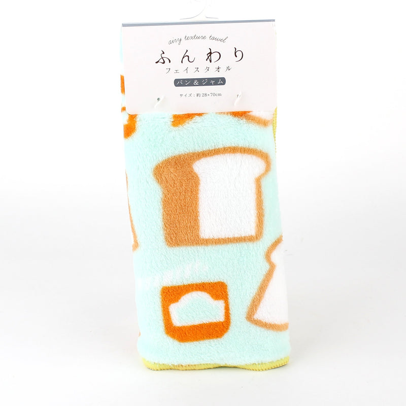 Face Towel (Microfibre/Fluffy/Bread/Jam/70x28cm)
