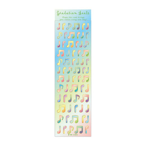 Ryuryu Music Notes PVC Stickers GS08