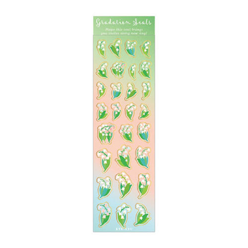 Ryuryu Lily of the Valley PVC Stickers GS09