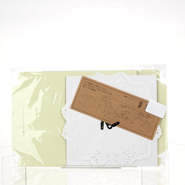 Box (w/Lace Paper/15cm Cake/CR/WT/18.5x18.5x11cm)