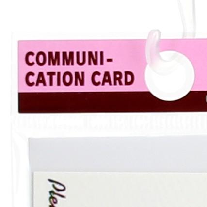 Message Card (w/Envelopes/Carousel* Circus Bear/9xH5.6cm (8pcs))