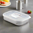 Stainless Steel Food Container with Lid (Square/SL/15x10x3.5cm)
