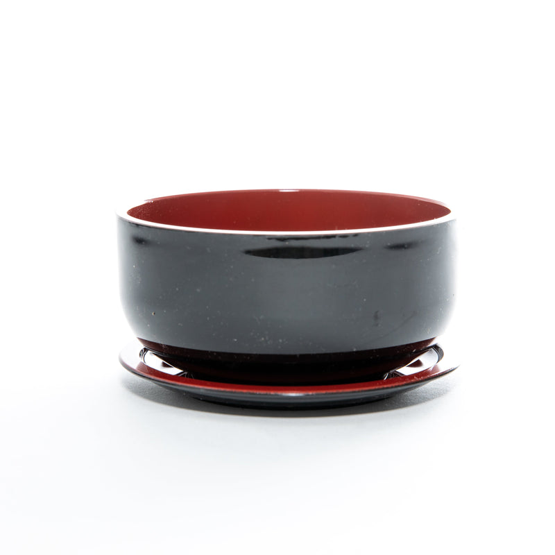 Black Lacquer Bowl with Lid