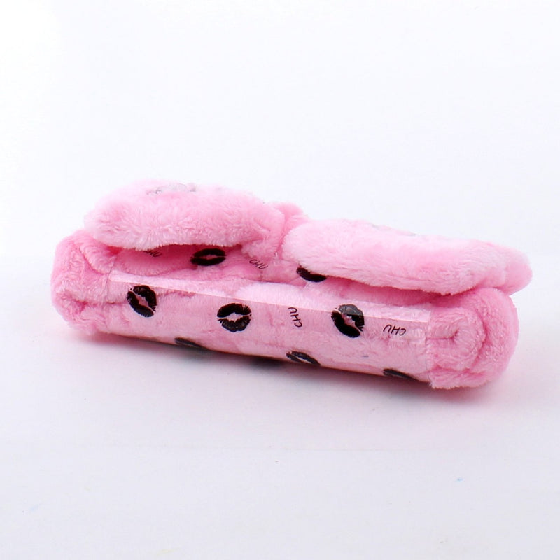 Pink Fluffy Head Band (Words/11x18cm)