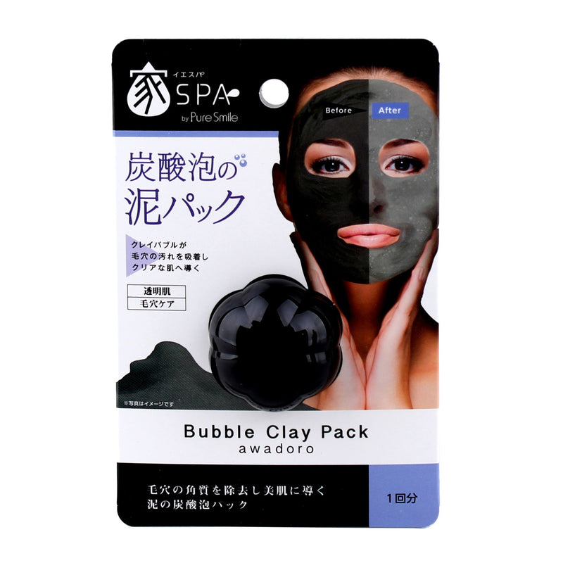 SPA by Pure Smile Bubble Clay Carbonated Pores Care Face Mask 10 g)