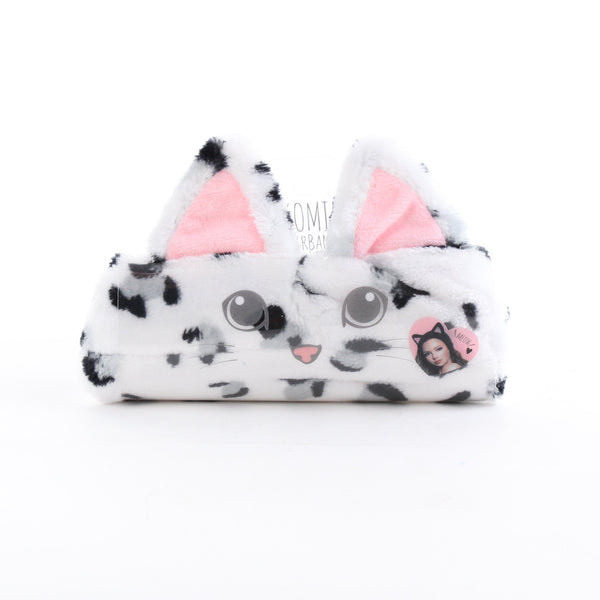 White 7 Grey Cat-Ear Head Band