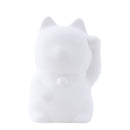 Yakushigama Ceramic Lucky Cat Coin Bank Left Paw Raised