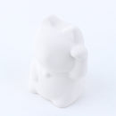 Yakushigama Ceramic Lucky Cat Coin Bank Left Paw Raised