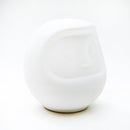 Coin Bank (Ceramics/For DIY Painting/Daruma/7x7x8cm/SMCol(s): White)