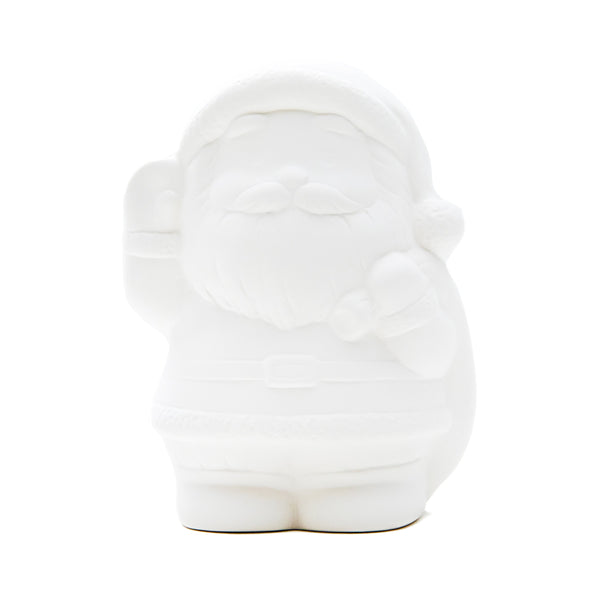 Coin Bank (Ceramics/For DIY Painting/Santa Claus/7x7.5x10cm/SMCol(s): White)