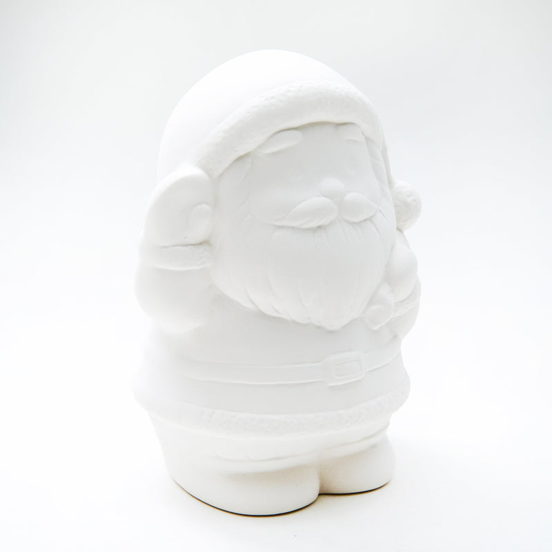 Coin Bank (Ceramics/For DIY Painting/Santa Claus/7x7.5x10cm/SMCol(s): White)