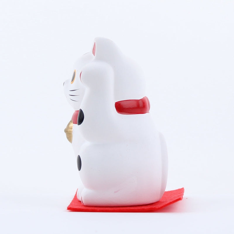Yakushigama Ceramic Lucky Cat Left Paw Raised
