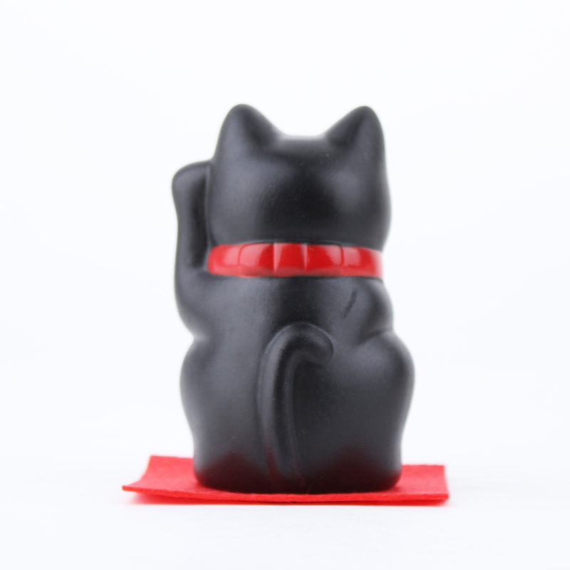 Yakushigama Ceramic Lucky Cat Left Paw Raised