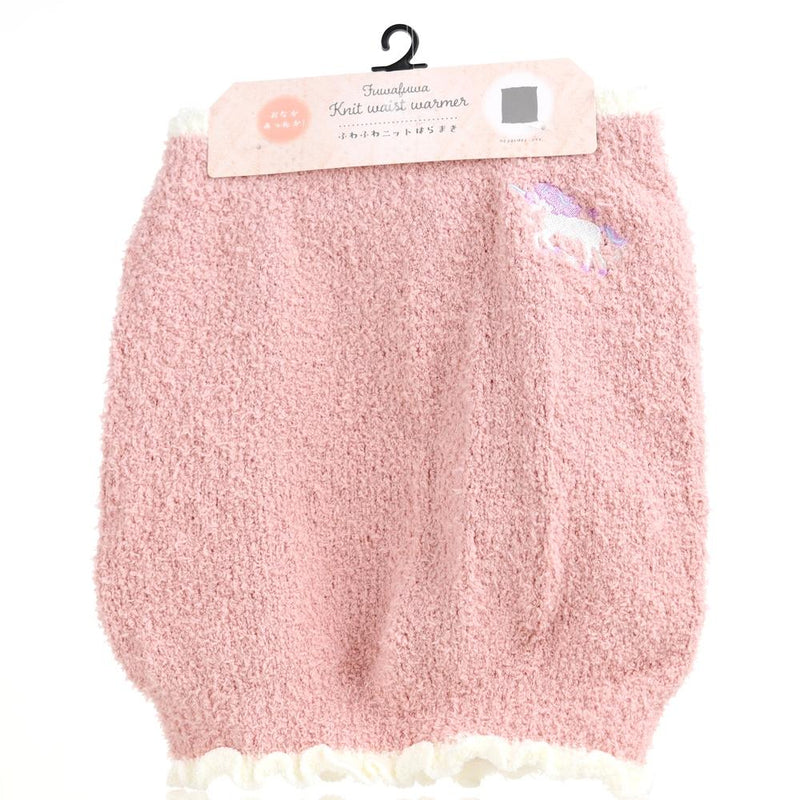 Belly Warmer (M-L/Knit/Fluffy/Women/One Size/Unicorn/Embroidered/27cm)