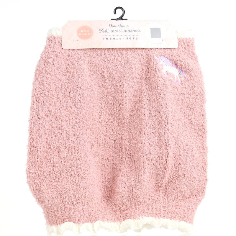 Belly Warmer (M-L/Knit/Fluffy/Women/One Size/Unicorn/Embroidered/27cm)
