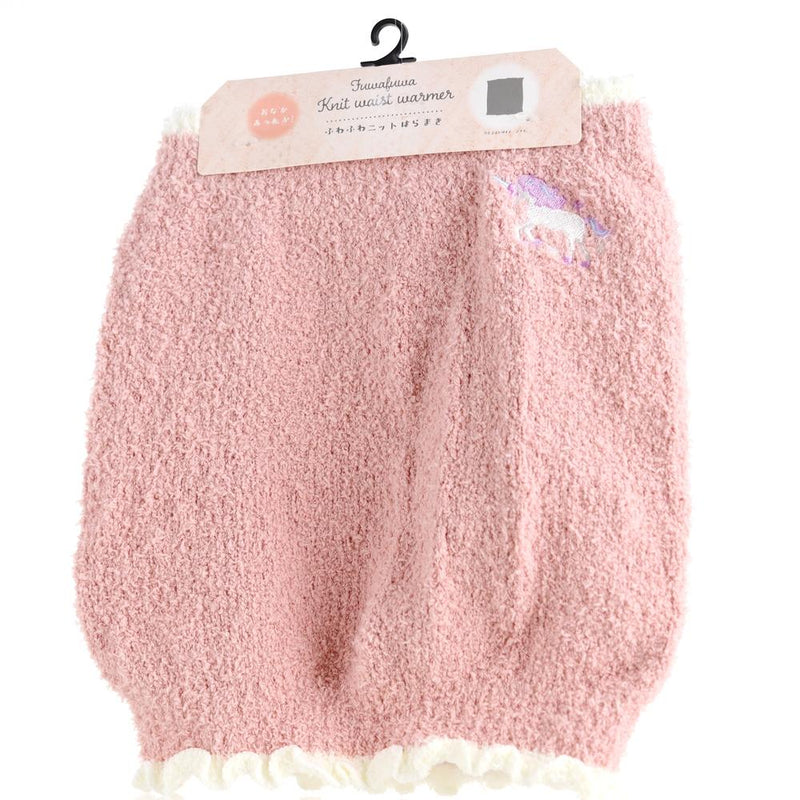 Belly Warmer (M-L/Knit/Fluffy/Women/One Size/Unicorn/Embroidered/27cm)