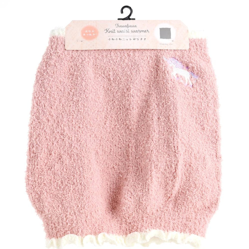 Belly Warmer (M-L/Knit/Fluffy/Women/One Size/Unicorn/Embroidered/27cm)