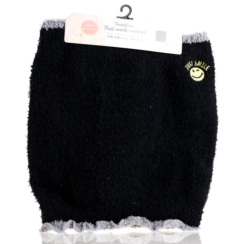 Belly Warmer (M-L/Knit/Embroidered/Smile/27cm)