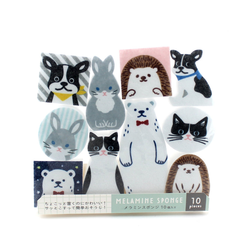 Sponges (Melamine/Animal/10pcs)