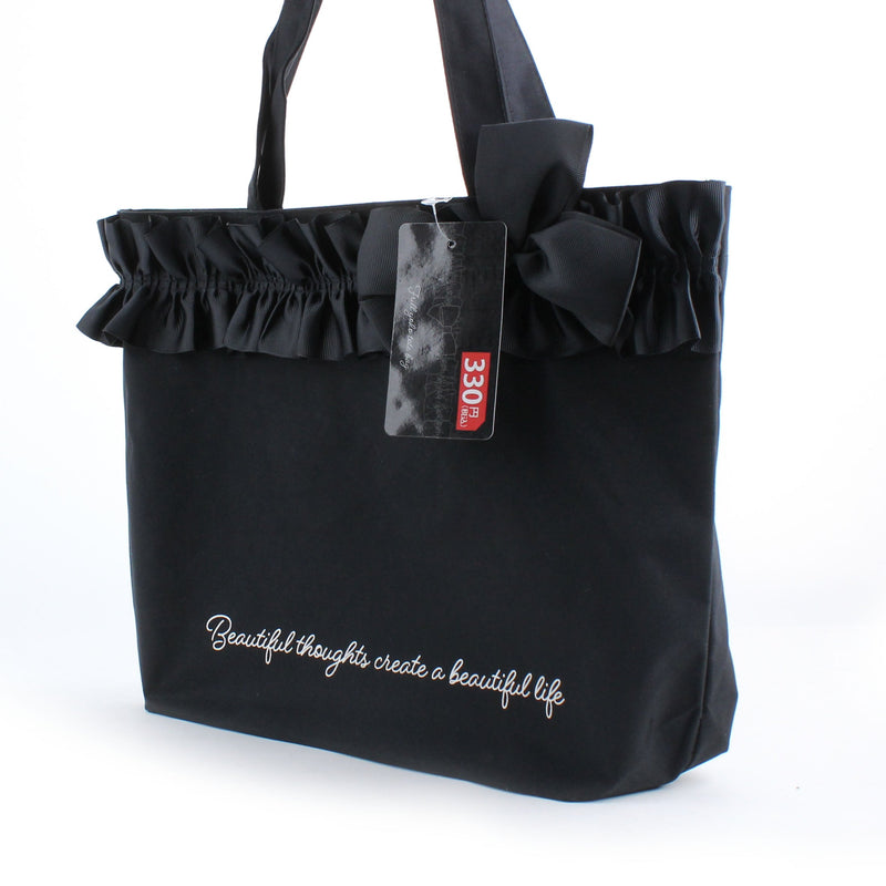 Tote Bag (Frills/10x30x28cm/SMCol(s): Black)