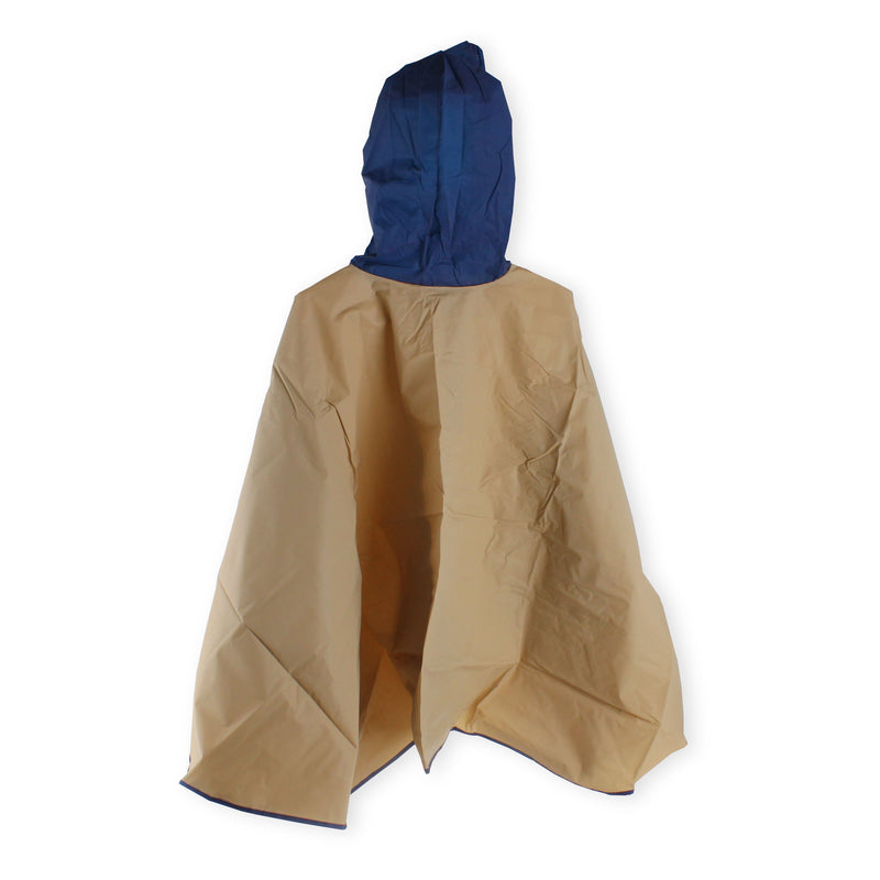 Two-Tone Rain Poncho with Bag