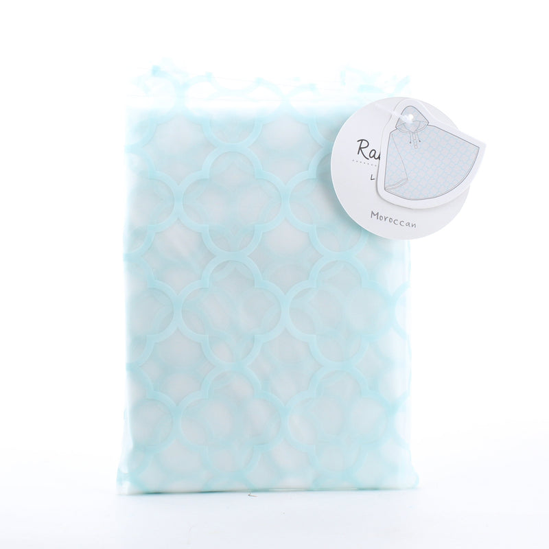 Frost Moroccan with Bag Rain Poncho