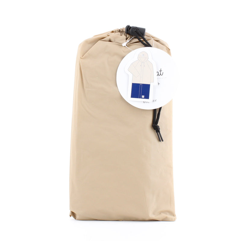 Two-Tone Rain Poncho with Bag