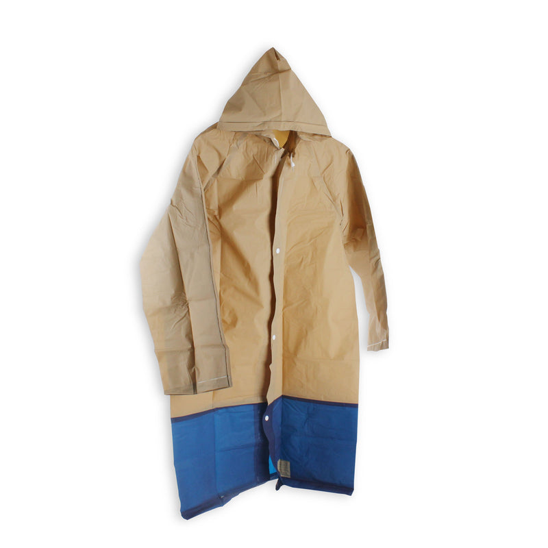 Two-Tone Rain Poncho with Bag