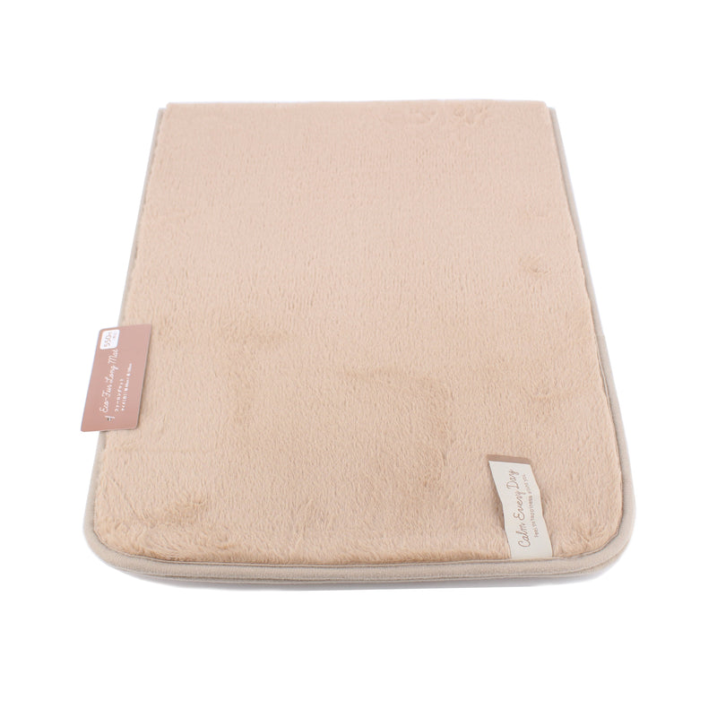 Floor Mat (Long/Faux Fur/100x40cm/SMCol(s): Beige)