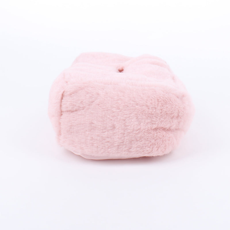 Tissue Box Cover (Faux Fur/For Tissue Box: H5.5xW23xD11.5cm/SMCol(s): Pink)