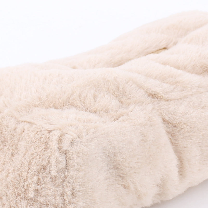 Tissue Box Cover (Faux Fur/11.5x23x5.5cm/SMCol(s): Beige)