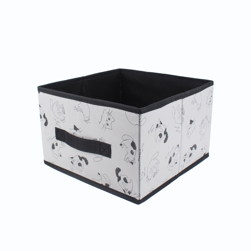 Storage Box (Cat/Cube/25x25x16.5cm/SMCol(s): Ivory/Grey)