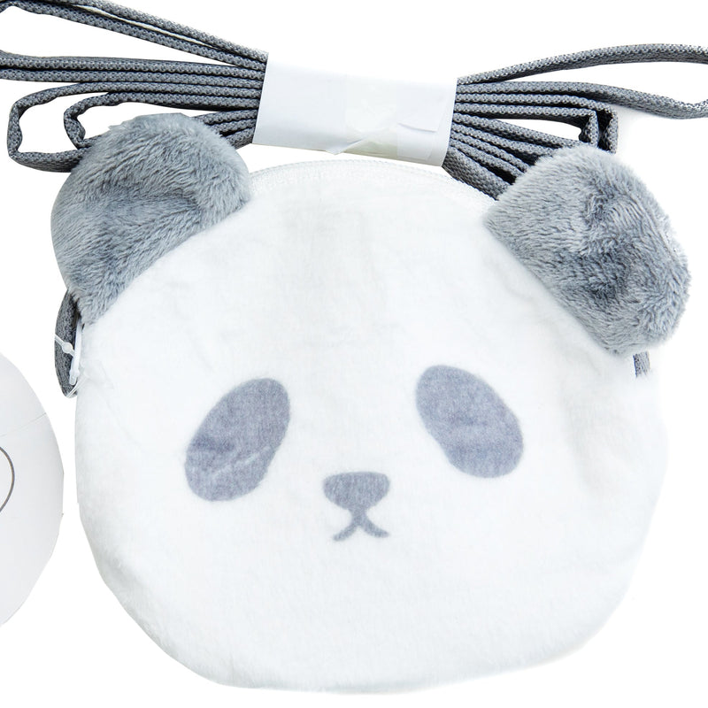 Shoulder Bag (With Ears/Panda/11x9cm/SMCol(s): Grey, White)