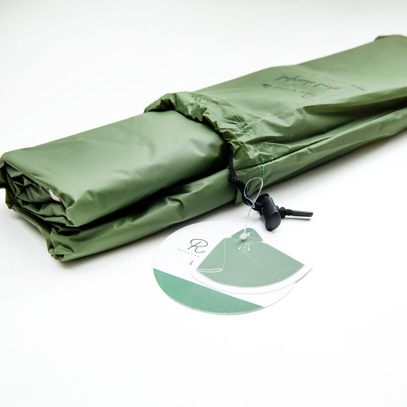 Rain Poncho (Poncho/With Bag/Women/Writings/One Size Fits All/Pouch: H28 × W15cm/148x70cm/SMCol(s): Khaki)