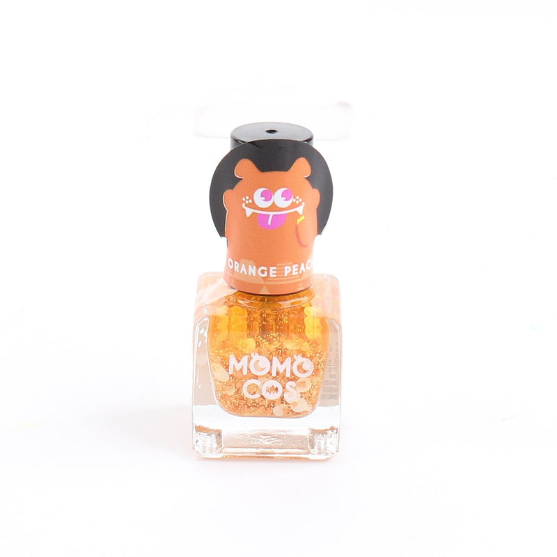 Beauty World Monster Orange Peach Momocos Peel-Off Nail Polish 6ml