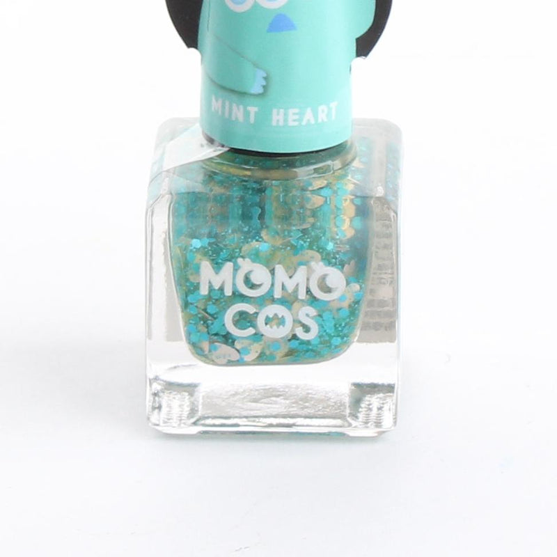 Beauty World Monster Mint Heart Momocos Peel-Off Nail Polish 6ml