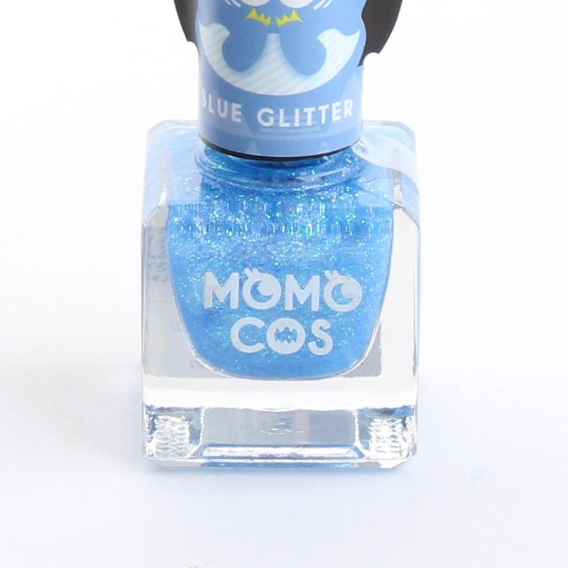 Beauty World Monster Blue Glitter Momocos Peel-Off Nail Polish 6ml