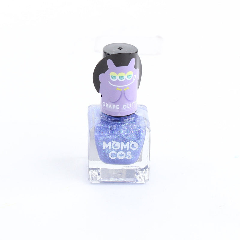 Beauty World Monster Grape Glitter Momocos Peel-Off Nail Polish 6ml