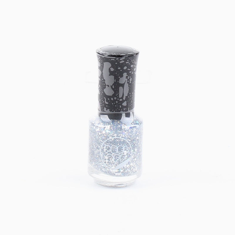 Beauty World Twinkle Silver Peel-Off Nail Polish 7ml