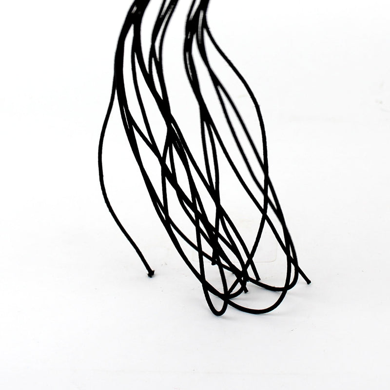 Hair Ties (BK/GY/d.0.15x100cm (4pcs))
