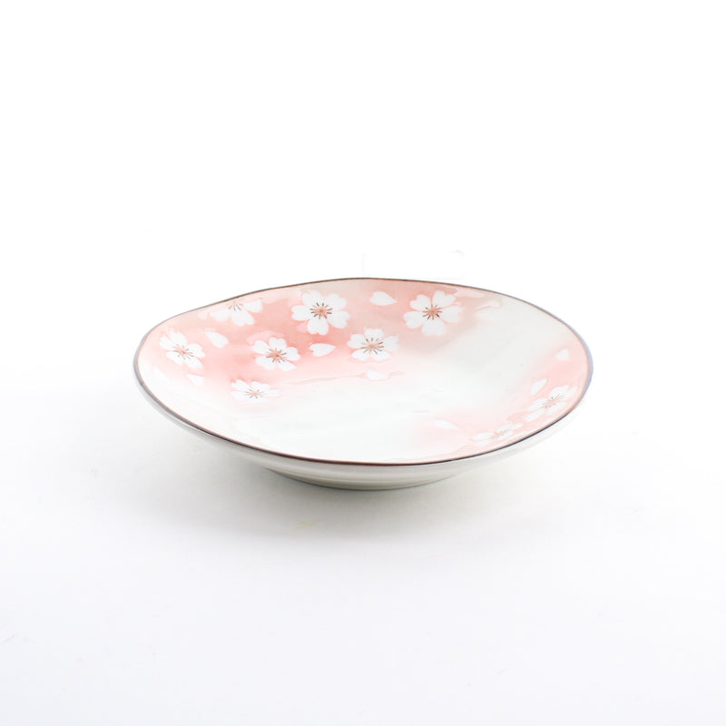 Plate (Porcelain/Cherry Blossom/Oval)