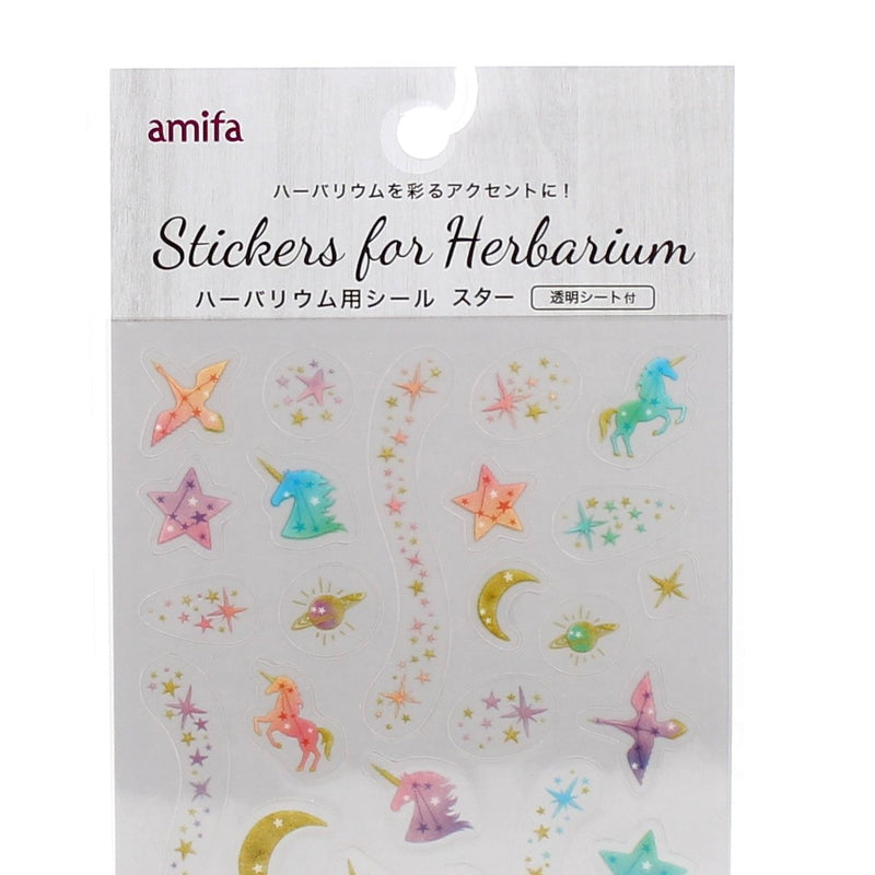 Stickers (PET/Herbarium/Star/14x10cm)